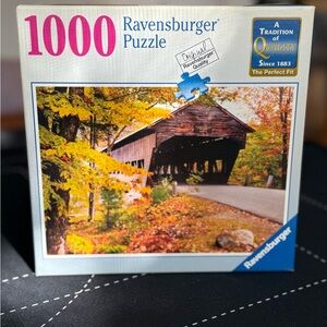 Ravensburger Vibrant Autumn Bridge Puzzle-1000 pieces retail $60
